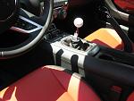 Black interior with Inferno Orange Interior Accent Trim Package 
Hurst Billet/Plus 2 shifter (3916030)